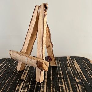 Small birch easel